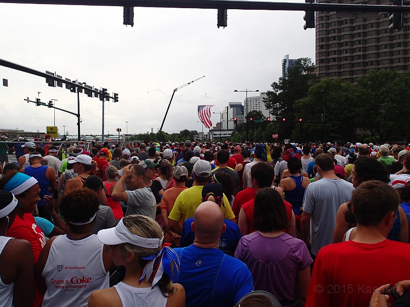 2015-07-04 2015-04 Atlanta July 4 Expo and Race 021.JPG - Can't get a photo of everyone! Just at the start line!